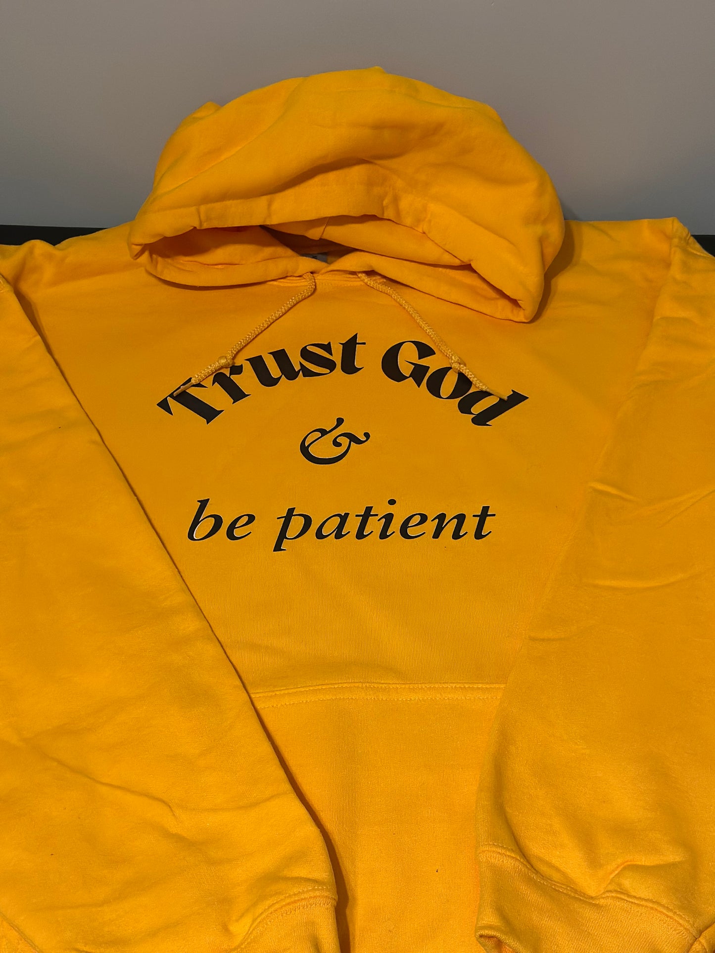 Trust God & be patient hoodie