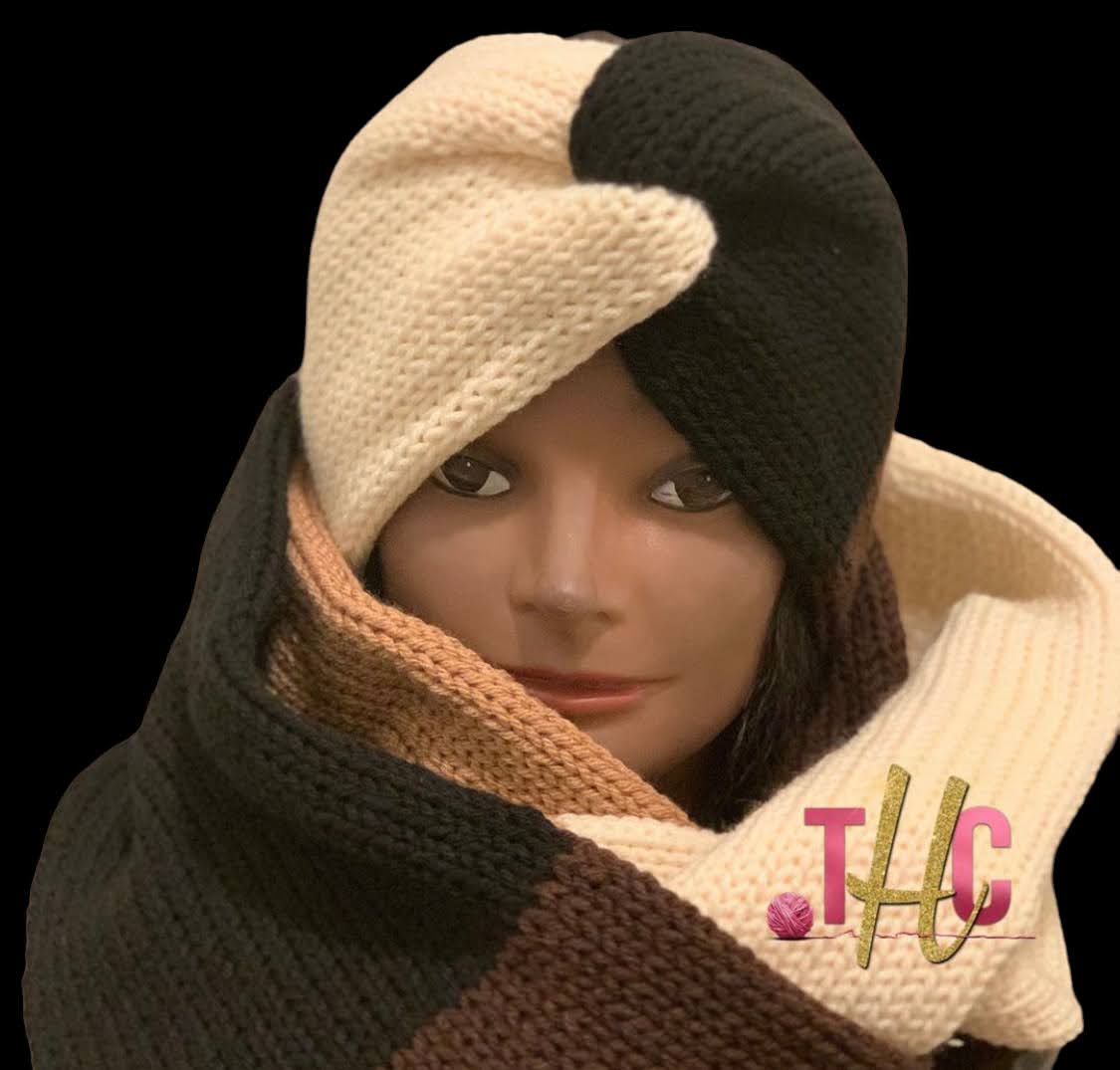 Knitted Earwarmer and Infinity Scarf