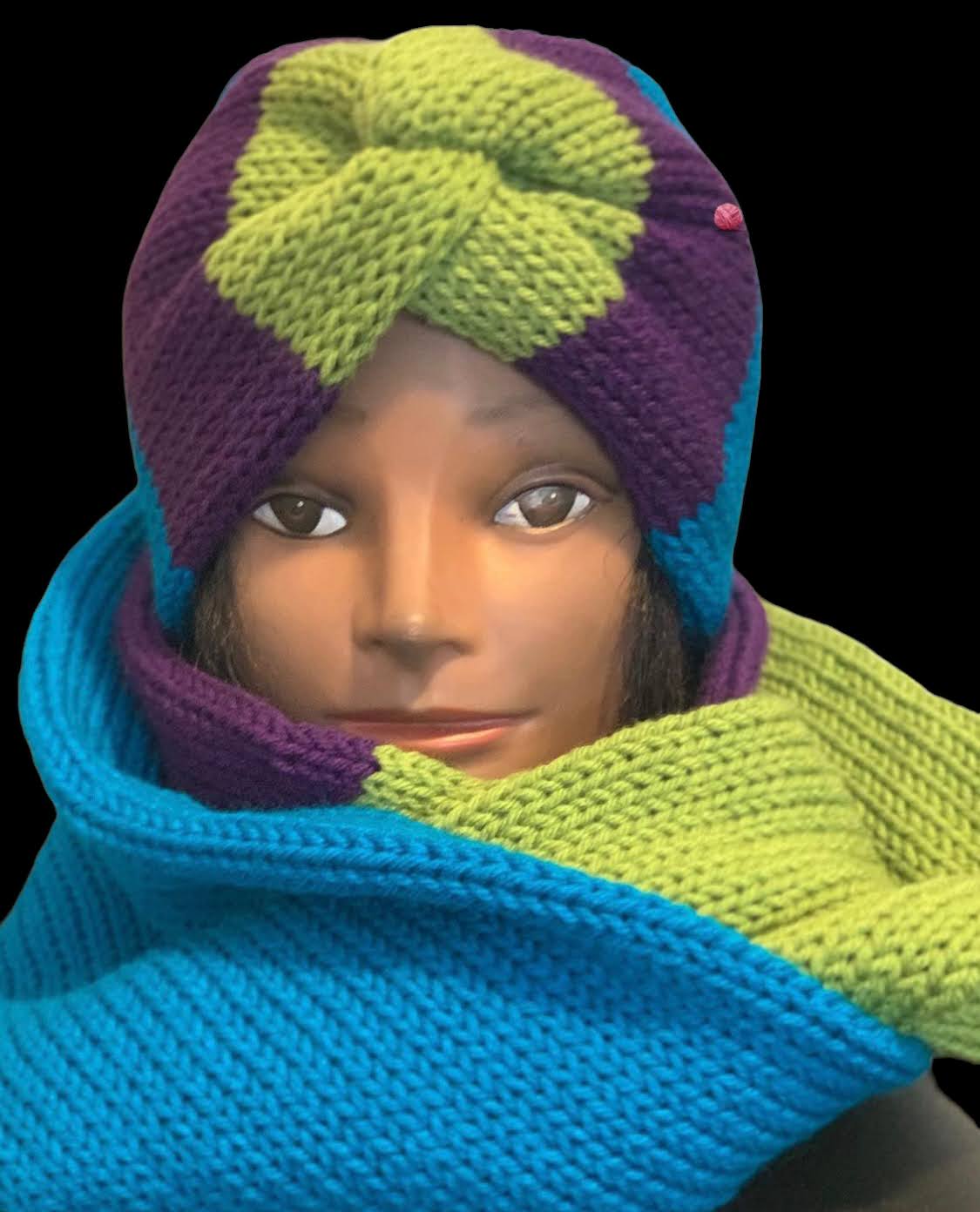 Knitted Earwarmer and Infinity Scarf