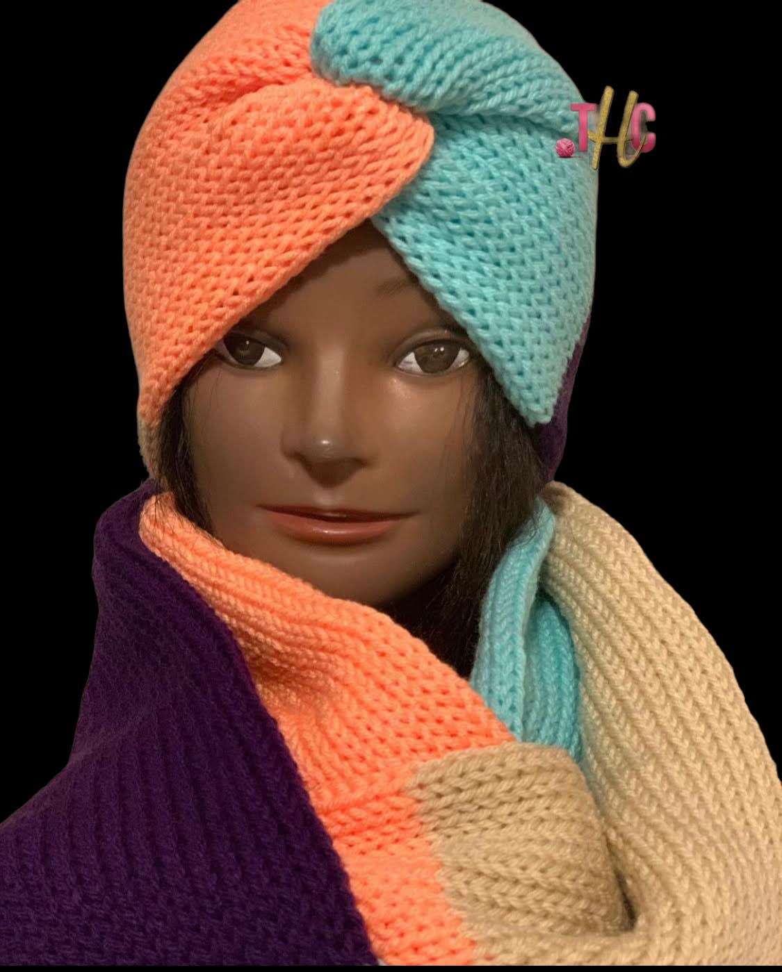 Knitted Earwarmer and Infinity Scarf