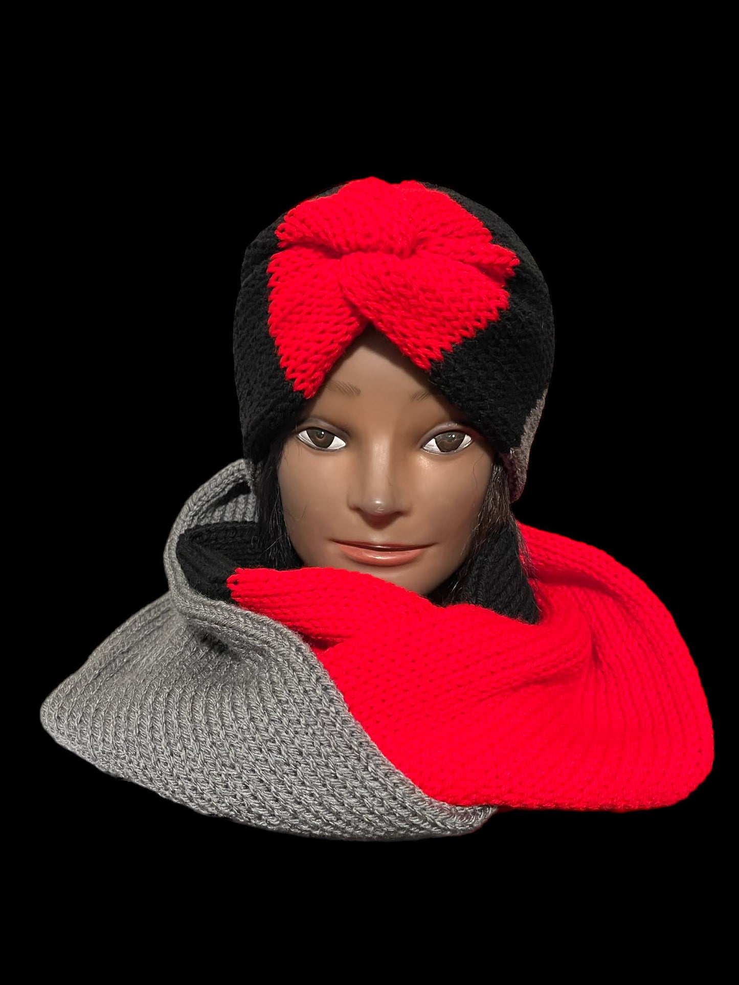 Knitted Earwarmer and Infinity Scarf