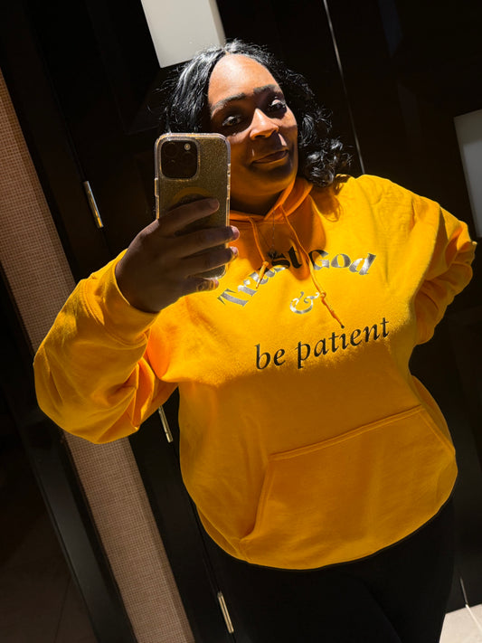 Trust God & be patient hoodie