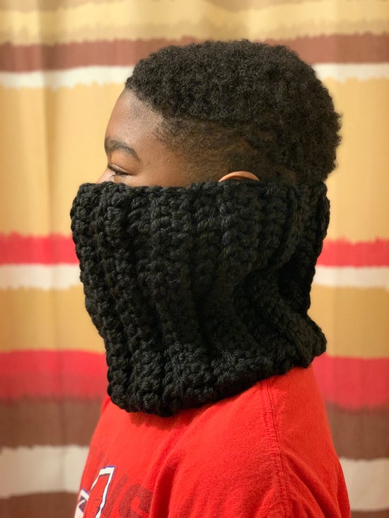 Men Cowl Neck Warmer